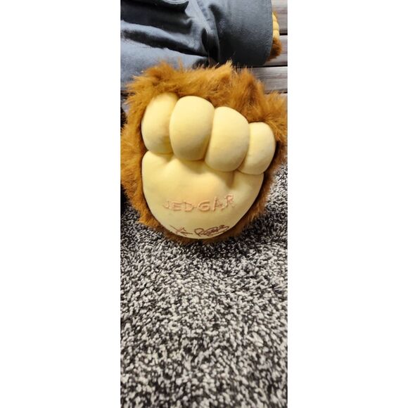 Vintage 1986 Jedgar Sheriff Moody Hollow Furskin Plush Bear 22" Xavier Roberts # - Picture 3 of 7